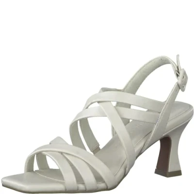 Image of MARCO TOZZI Women&#039; 2 28325 20 Heeled Sandal, Beige, 5 UK
