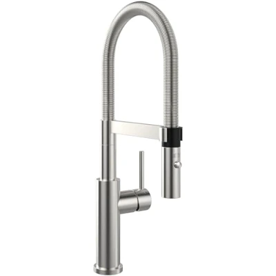 Image of Villeroy &amp; Boch 928000 STEEL EXPERT 2.0 Kitchen sink tap, Solid stainless steel, Auslauf Höhe 170mm
