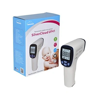 Image of Digital Thermometer Gun Point SilverCloud UF41 Infrared Non Contact for Body and Surfaces