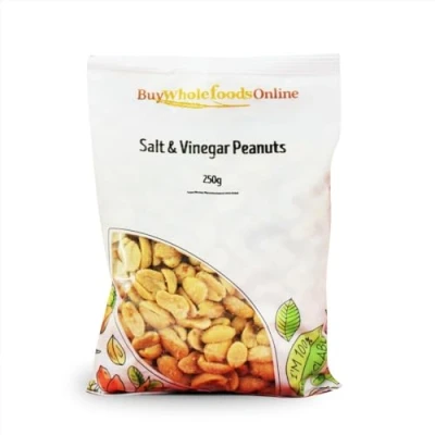 Image of Salt &amp; Vinegar Peanuts 250g (BWFO)