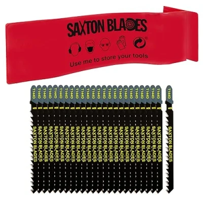 Image of 25x Saxton Jigsaw blades Wood T144D fit Bosch, Dewalt, Hitachi, Makita, Festool etc