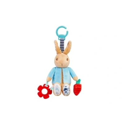 Image of Rainbow Designs Peter Rabbit Activity Toy Pram Sensory for Babies, Stimulates Senses &amp; Encourages Early Developmental Play with Rattle, Squeak Crinkle Sounds