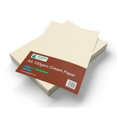 Image of Prestige A5 Cream 100gsm Paper x 500 Sheets per pack