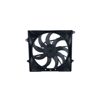 Image of 25380S1000 Cooling fan NRF 470029 with radiator shroud, Brushless Motor