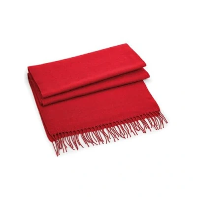 Image of Beechfield B500 Classic Woven Scarf Red