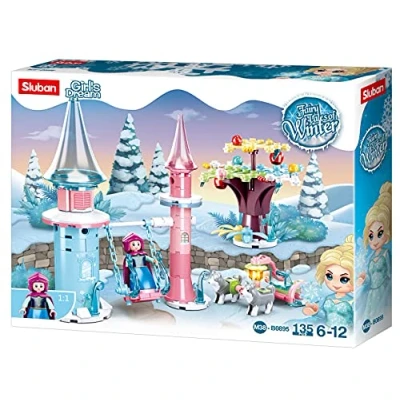 Image of Sluban M38 B0895 Fairy Tales of Winter Snowfield Swing 135pcs, Multicolored, S