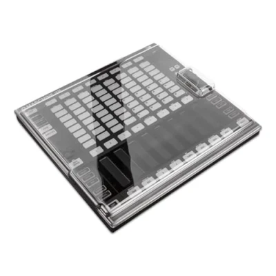 Image of Decksaver Cover for Native Instruments Maschine Jam Super Durable Polycarbonate Protective lid in Smoked Clear Colour, Made The UK