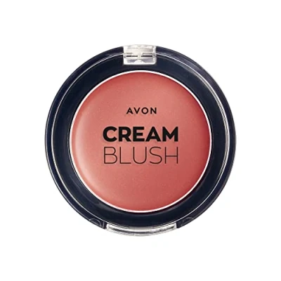 Image of Avon Cream Blush Peach, Creamy, Lightweight and Easy to Blend Formula for a Natural Hint of Sheer Lip Cheek Colour