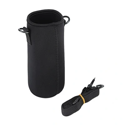Image of Universal Bottle Sleeve, Yosoo Water Sleeve Portable Neoprene Drink Carrying Pouch Bag with Shoulder Strap for Outdoor Camping Hiking Fishing(#2)