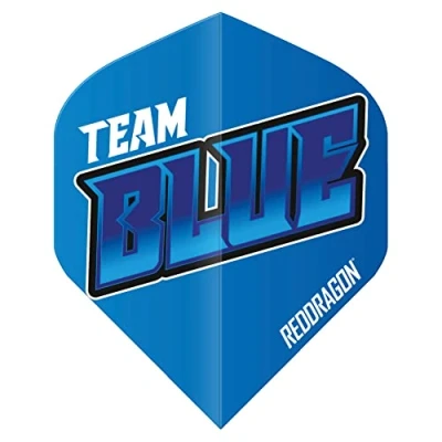 Image of RED DRAGON Hardcore XT Team Blue Dart Flights (4 Sets Per Pack)