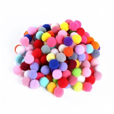 Image of 200 Pieces Craft Pom Poms,Pom Poms,Pompoms for Crafting,Pom Poms Craft,Pompoms,Mini Pom,Mini Crafting,Small Craft,Polyester Poms(Colorful)