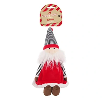 Image of Rosewood Squeaky, Plush Jolly Santa Christmas Dog Toy, 56 x 20 10cm