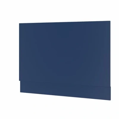 Image of NRG Bath Panel Bathroom Moisture Resistant Wood MDF End Panels Blue 750mm