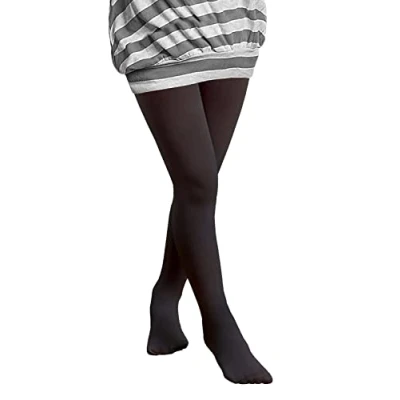 Image of Lady Sofia Girls Semi Opaque Tights 40 Denier Kids Fashion (11 12 Years, Black)