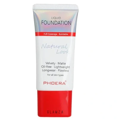 Image of Glamza Phoera Foundation Full Coverage Makeup Set 24hr Long Lasting Oil Control Same Smarter Packaging (110 Truffle)