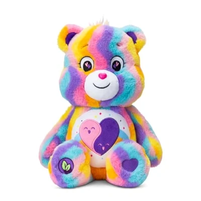 Image of Basic Fun Care Bears Friends for Always Bear 35cm Medium Eco Friendly Plush Toy, Adorable &amp; Sustainable Teddy Collectable, Stuffed Toy Kids