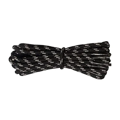 Image of Fabmania 3.5mm Black and Grey Boot Laces Length 180cm