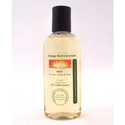 Image of Lavender Wash Hand &amp; Body Wash, Shower Gel, Liquid Soap, Handmade. Vegan. Natural Skin Care (Lavender 100 ml)