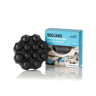 Image of Santo Volcano Massage Black Soap 110g