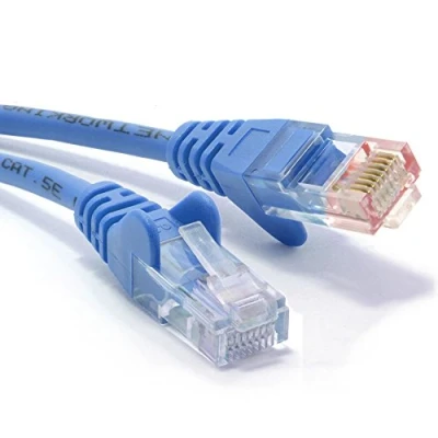 Image of kenable Blue Network Ethernet RJ45 Cat5E CCA UTP PATCH 26AWG Cable Lead 1.5m [1.5 metres]