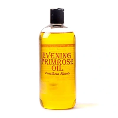 Image of Mystic Moments Evening Primrose Carrier Oil 500ml Pure &amp; Natural Perfect For Hair, Face, Nails, Aromatherapy, Massage and Dilution Vegan GMO Free