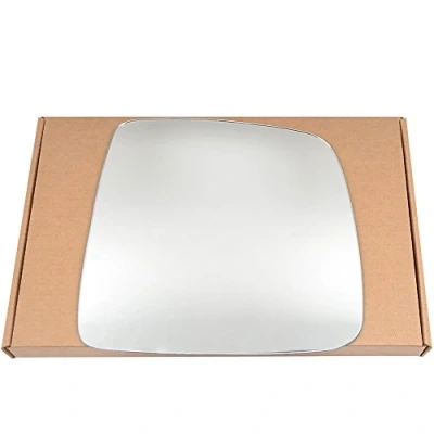 Image of Less4spares Wing Mirror Glass Right Compatible with Hyundai iLoad i800 2008 2020 STICK ON Driver Off Side Convex