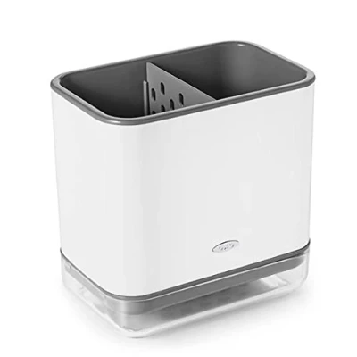 Image of OXO Good Grips Sinkware Caddy, White, 21.33 x 12.06 15.87 cm