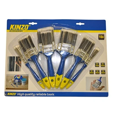 Image of KINZO 871125279438 Paint Brush Set Blue/Silver