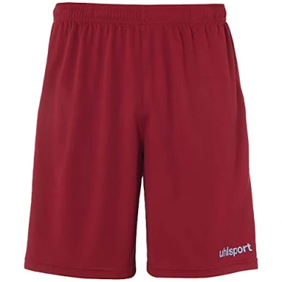 Image of uhlsport Center Basic Shorts Children&#039;s Bordeaux/Sky Blue, 116