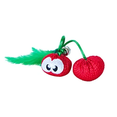 Image of Catstages Dental Cherries Catnip Cat Chew Toy