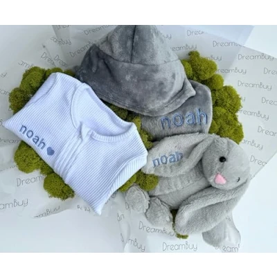 Image of Personalised Baby Gifts Set for Boy or Girl, Perfect Shower &amp; Christenings Create Special Essentials Newborn with Toy (Option 6, 2 3 Years)