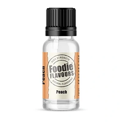 Image of Foodie Flavours Natural Peach Flavouring, High Strength 15ml