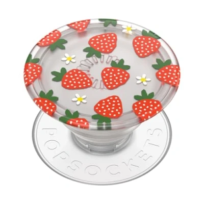 Image of PopSockets Plant Based Phone Grip with Expanding Kickstand, Eco Friendly Berries and Cream
