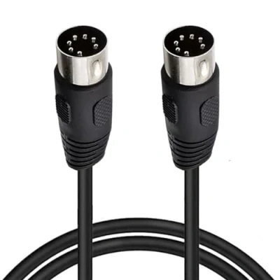Image of HTGuoji 7 Pin Din Cable, Male to Professional Premium Controller Interface Audio Cable for Bang &amp; Olufsen, Naim, Quad Stereo Systems (1 Meter)