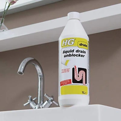 Image of 5X HG Liquid Drain Unblocker 1L Unblocks Your Within 30 Minutes by