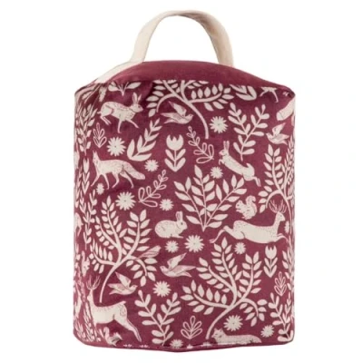 Image of furn. Skandi Woodland Animal Velvet Doorstop