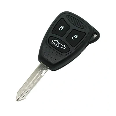 Image of BROVACS Replacement Key Shell Compatible with DODGE JEEP CHRYSLER 3 Button Keyless Entry Remote Case Fob PG751B
