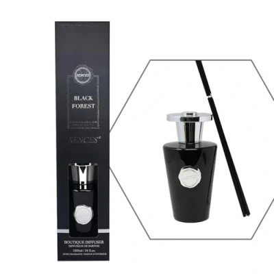 Image of Sences 1000ml Reed Diffuser Black Forest with 55cm Reeds, Perfume Bottle Design, Long Lasting Scent, Gift Boxed
