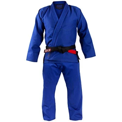Image of Venum Men&#039;s Contender Evo BJJ Kimono, Blue, A1