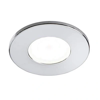 Image of KnightsBridge 230V IP20 Fixed GU10 Fire Rated Downlight Chrome