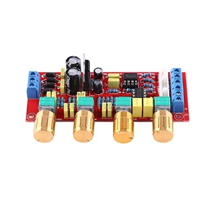 Image of HIFI Preamp NE5532 Pre Amplifier Volume Tone Control Board Kits AC 12V OP AMP (Asembled board)