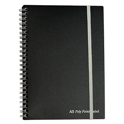 Image of Pukka Pad, Black Jotta Polyprop A5