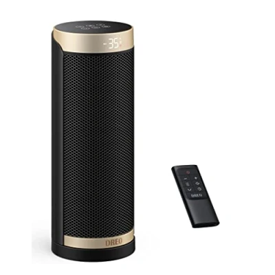 Image of Dreo 16 Inch Space Heater, 1800W Silent Ceramic Electric Heater Low Energy, 3 Mode Speed, Overheating &amp; Tip Over Protection, 12H Timer, 70 Oscillation, for Home, Solaris Slim H3