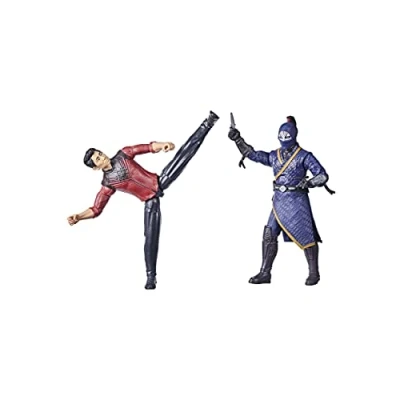 Image of Shang Chi Hasbro Marvel And The Legend Of Ten Rings Action Figure Toys, vs Death Dealer Battle Pack for Children