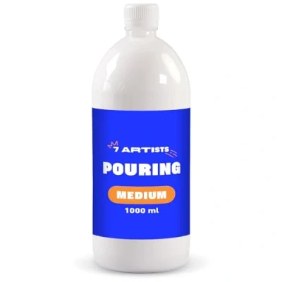 Image of 7 Artists Professional Pouring Medium For Acrylic Paint 1000 ml Kit Set