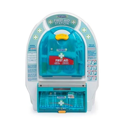 Image of Astroplast First Aid Station Washproof and Fabric Plaster Dispenser for Twenty Person
