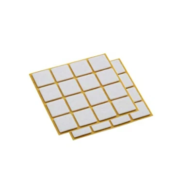 Image of Meister Felt Glider self adhesive, 32 x mm, white, 30 pieces, 644996