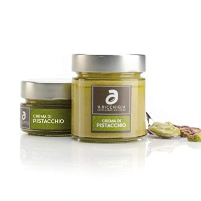 Image of Pistachio Cream Made in Sicily Italian Artisan Gourmet Food 190 g