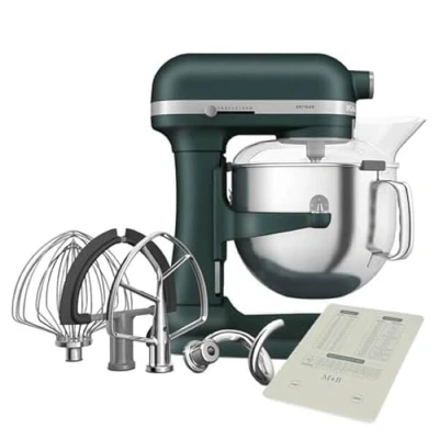 Image of KitchenAid Artisan Pebbled Palm 6.6L Bowl Lift Food Mixer With FREE Gifts