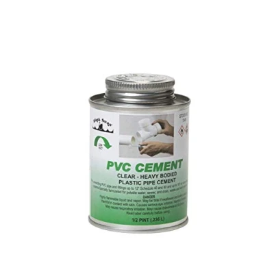 Image of Black Swan PVC3 Heavy Body PVC Cement, Clear, 1/2 pt